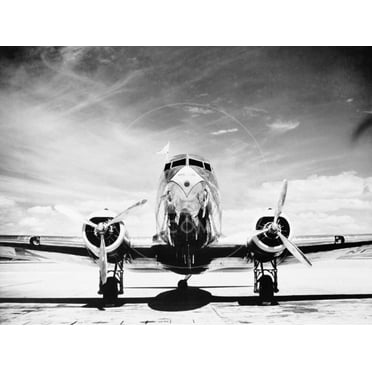 Passenger Airplane on Runway, Transportation Unframed Photographic Print Wall Art by Philip Gendreau Sold by ArtCom