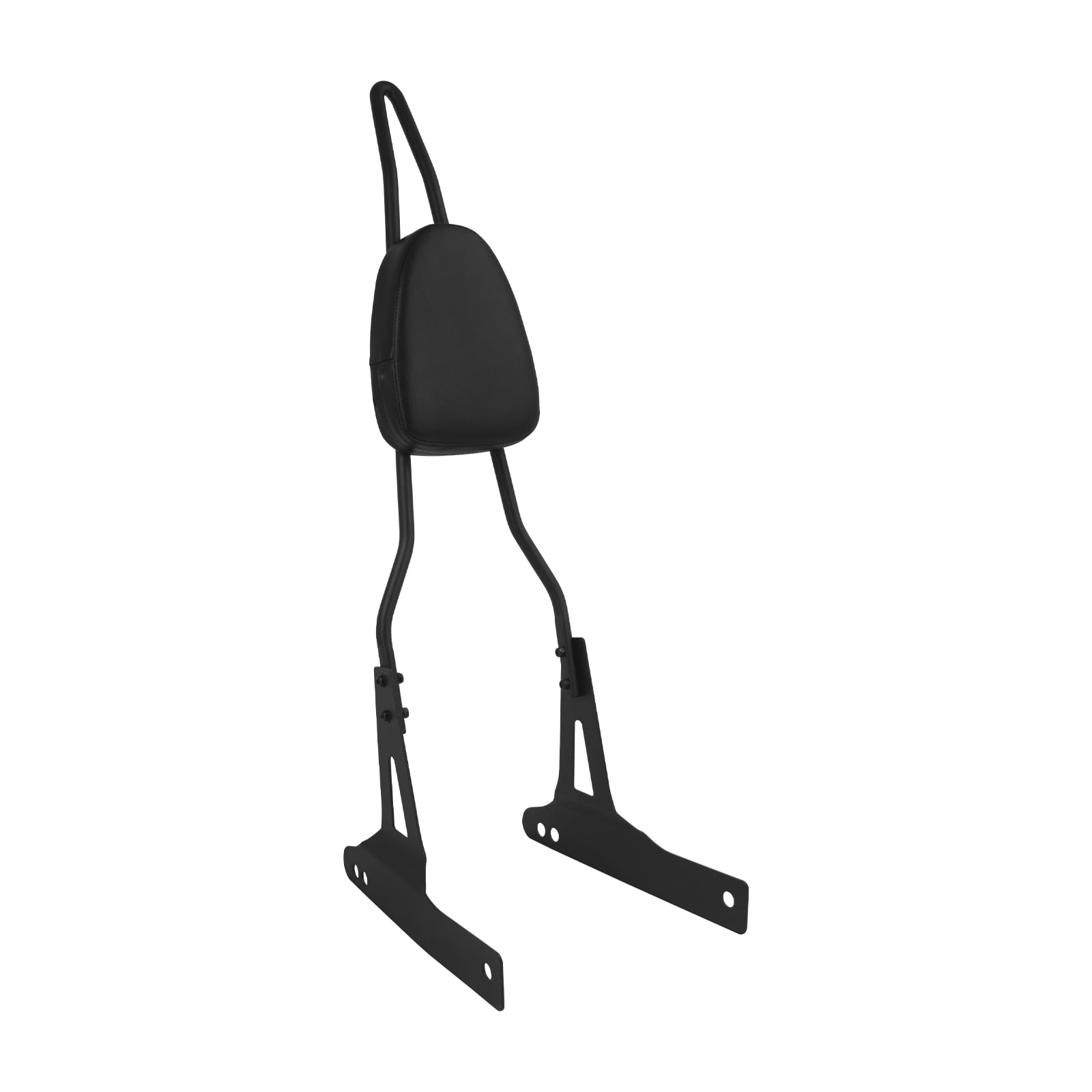 Passenger Black Backrest For Harley Dyna Low Rider Street Bob 06-2017 ...