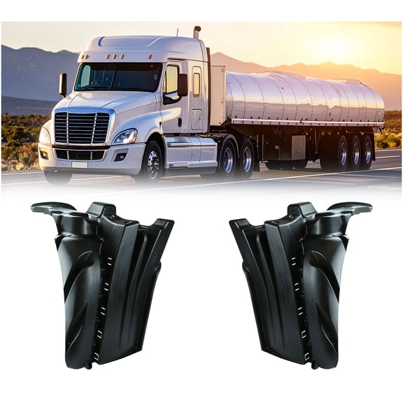 Passenger & Driver Side Fender Splash Shield Compatible with Freightliner Cascadia - Right & Left Hand Replaces 242-6014 242-6015 A2269527000 A2263542005