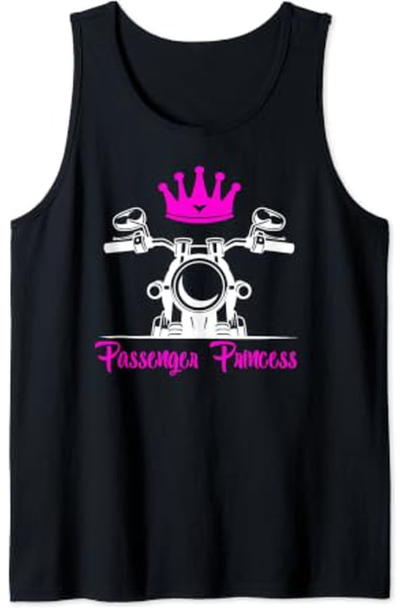 Passenger Princess Playful Biker Chick Motorcycle Tank Top Size S-3XL