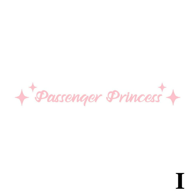 Passenger Princess Mirror Car Decal Car Vinyl Art Sticker Decals