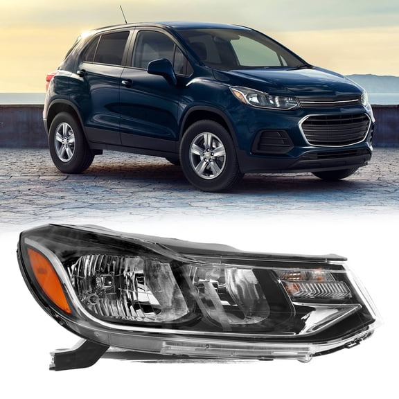 Passenger RH Side Headlight For 2017-2022 Chevy Trax Halogen Headlamp Assembly