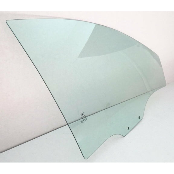 Passenger Right Side Door Window Door Glass Compatible with Hyundai Accent 2 Door Hatchback 2007-2011 Models