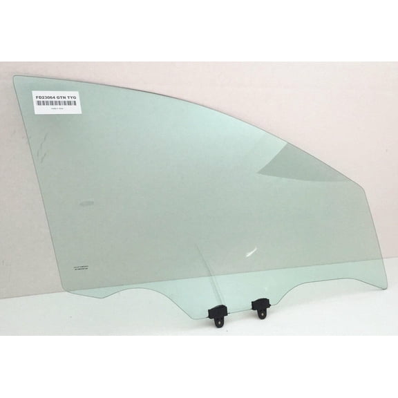 Passenger Right Side Front Door Window Door Glass Compatible with Nissan Versa 4 Door Hatchback 2007-2013 Models / Versa 4 Door Sedan 2007-2011 Models