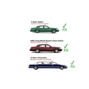 Passenger Right Side Front Door Window Door Glass Compatible with Lincoln Town Car 1998-2011 Models