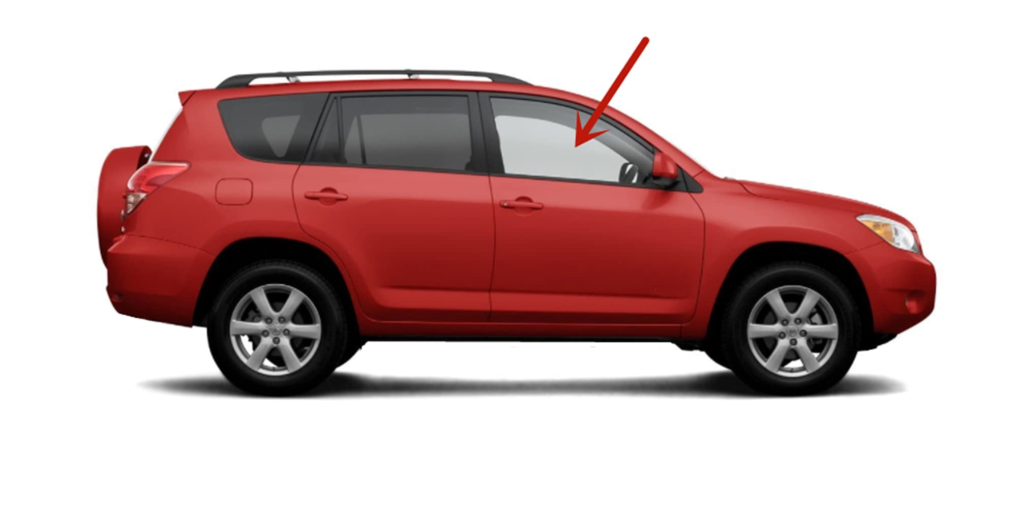Passenger Right Side Front Door Window Door Glass Compatible with ...