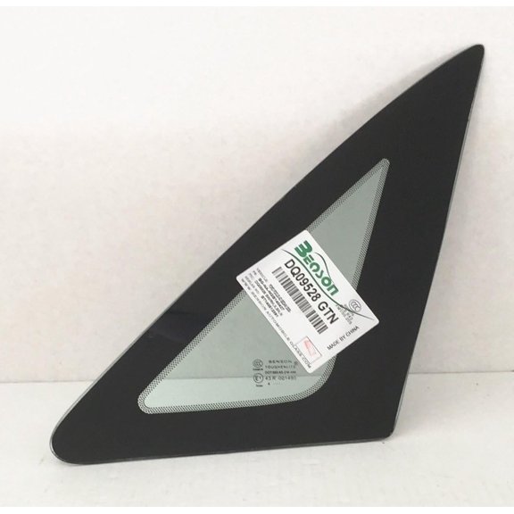 Passenger/Right Side Quarter Window Glass Replacement For Ford Focus 4 Door Sedan 2000-2007