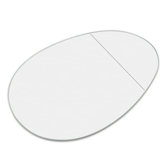 Unique Bargains Passenger Right Side RH Mirror Glass w/ Adhesive for BMW Mini Cooper 2007-2015