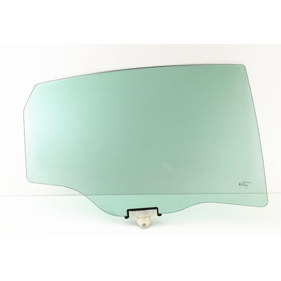 Passenger Right Side Rear Door Window Door Glass Compatible with Dodge Dart 2013-2016 Models