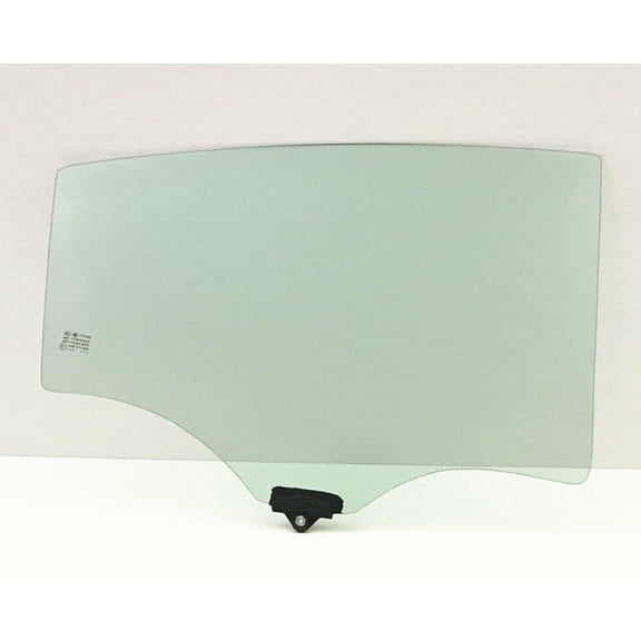Passenger Right Side Rear Door Window Door Glass Compatible with Kia Forte 4 Door Sedan 2014-2018 Models