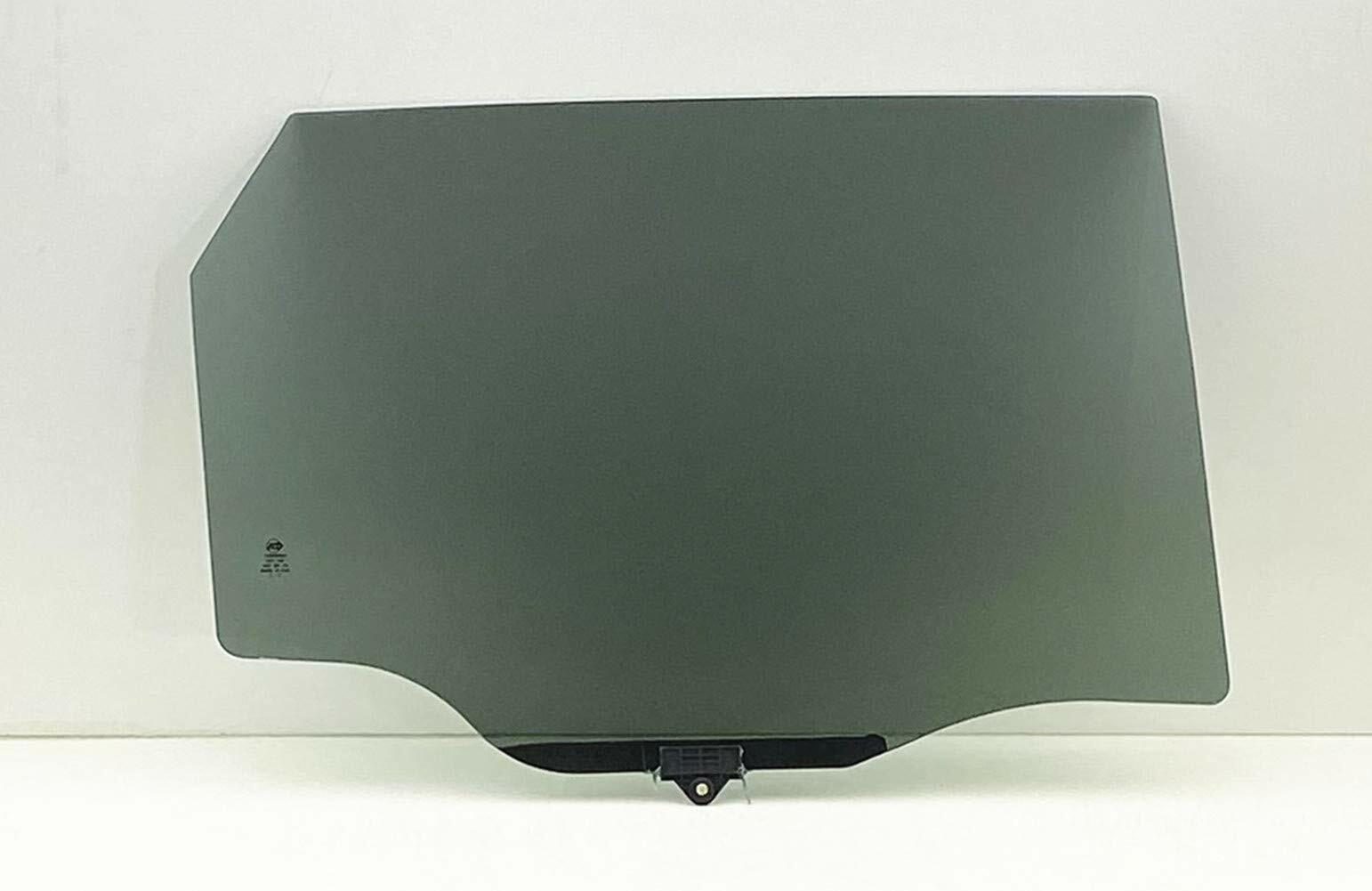 Passenger Right Side Rear Door Window Door Glass Compatible with Kia Sorento 2003-2010 Models