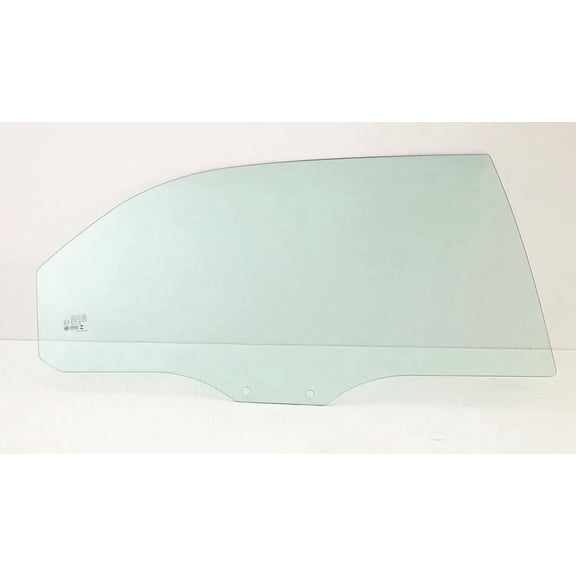 Passenger Right Side Rear Door Window Door Glass Compatible with Mazda 626 4 Door Sedan 1998-2002 Models