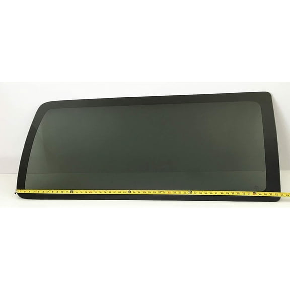 Tempered Passenger Right Side Rear Quarter Window Quarter Glass Compatible with Chevrolet Express/GMC Savana 1996-2025 Standard Van Only
