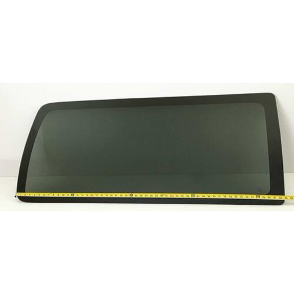 Tempered Passenger Right Side Rear Quarter Window Quarter Glass Compatible with Chevrolet Express/GMC Savana 1996-2025 Standard Van Only