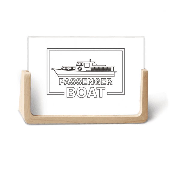 Passenger Ship Passenger Carriage Ocean Navigation Photo Wooden Photo Frame Tabletop Display
