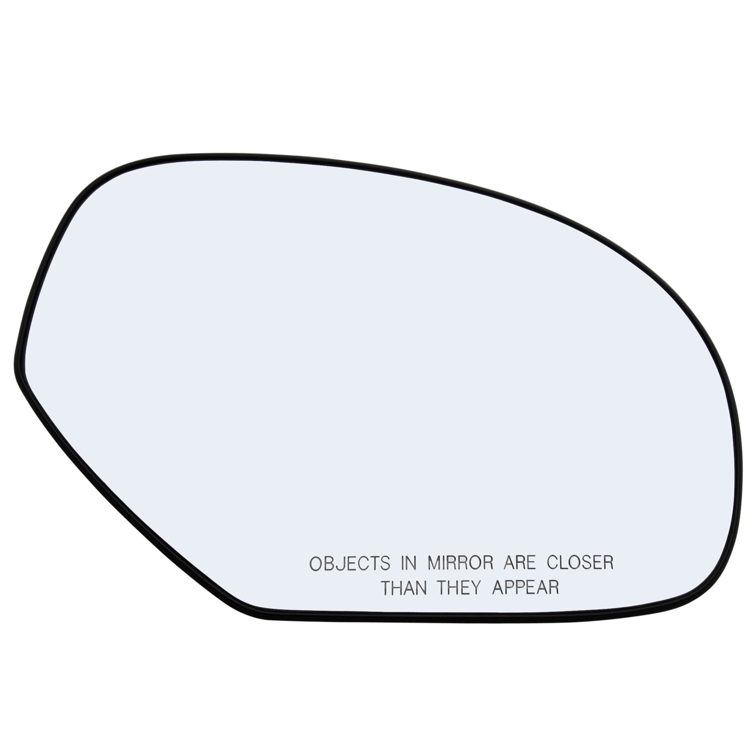 Passenger Side Door Mirror Glass Replacement with Plastic Backing