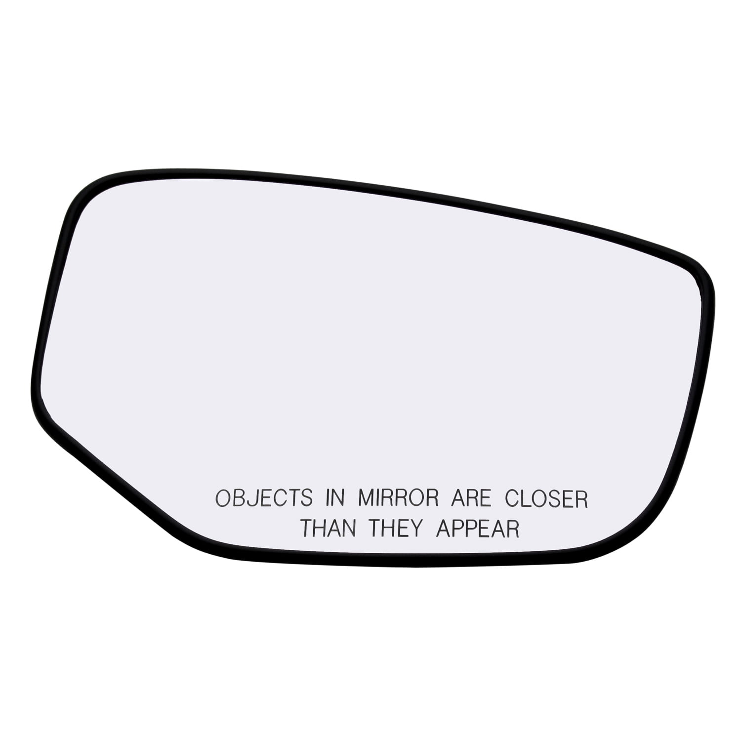 Passenger Side Door Mirror Glass Replacement with Plastic Backing
