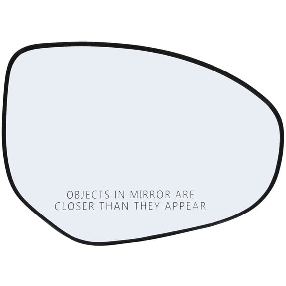 Rugged TUFF Passenger Side Mirror Glass Replacement for 2011-2014 Mazda 2, 2010-2013 Mazda 3 (Non-Heated)