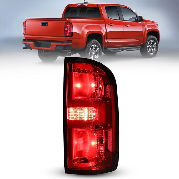 Winjet Chevy Colorado Right Tail Light, Tail Light, fits 2015-2022