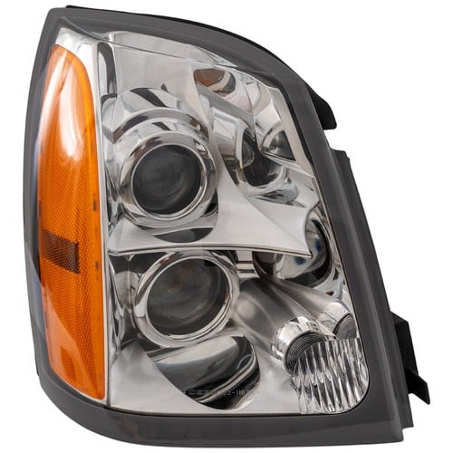 Passenger Side Headlight For Cadillac SRX 2004-2009 Halogen with Bulb(s) CAPA
