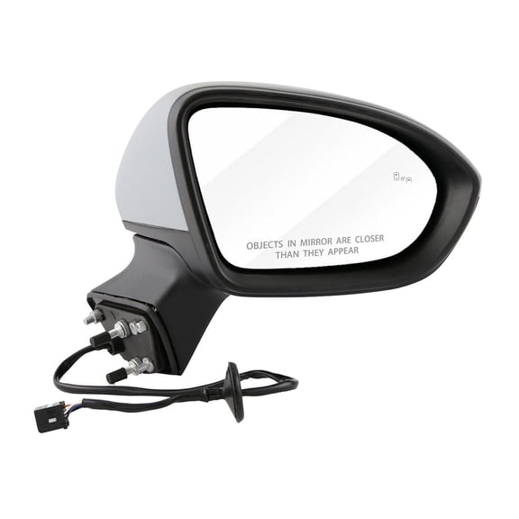 Passenger Side Heated Mirror with Blind Spot Detection - 7-Pin Connector