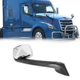 thumbnail image 1 of TORQUE Chrome Hood Mirror Replacement for 2018+ Freightliner Cascadia Semi Trucks Passenger Right Side RHD (TR441-FRMCC-R), 1 of 5