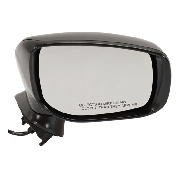 Passenger Side Manual Folding Power Glass Mirror - Paintable Finish