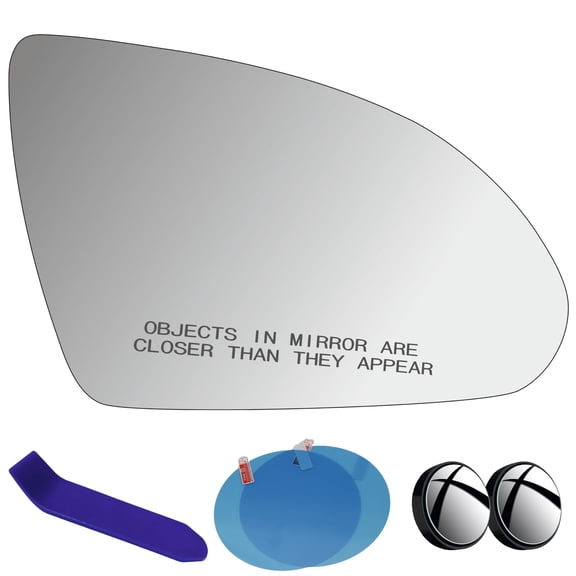 Passenger Side Mirror Glass Compatible with Kia Optima 2016-2020