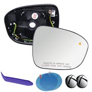 Passenger Side Mirror Glass Compatible with Nissan Rogue 2021-2026