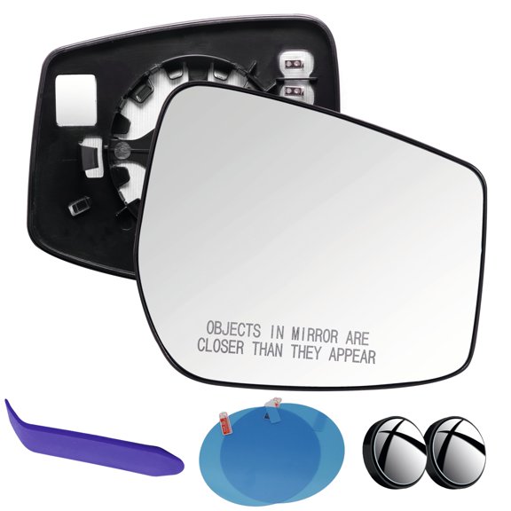 Passenger Side Mirror Glass Compatible with Nissan Versa Versa Note