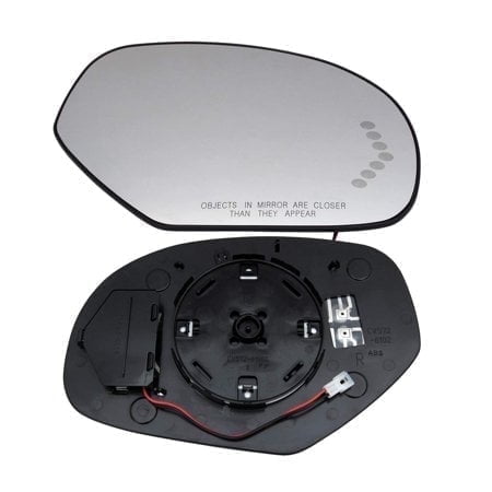 Rugged TUFF Passenger Side Mirror Glass for 07-14 Escalade Avalanche Silverado Suburban Tahoe Sierra Yukon (Signal LED)