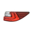 thumbnail image 1 of Passenger Side Outer Replacement Tail Light for Lexus ES 2016 LX2805130, 1 of 2