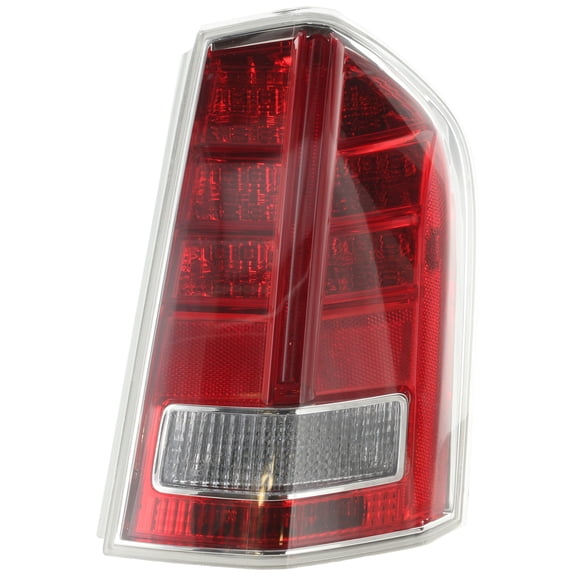 Passenger Side Tail Light with Bulb Halogen Clear and Red Lens for 2013 Chrysler 300 SRT8 Core 8 Cyl 6.4L