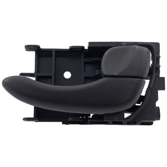 Passenger Side Textured Black Interior Door Handle With Door Lock Button for 2000-2001 Nissan Maxima GLE 6 Cyl 3.0L