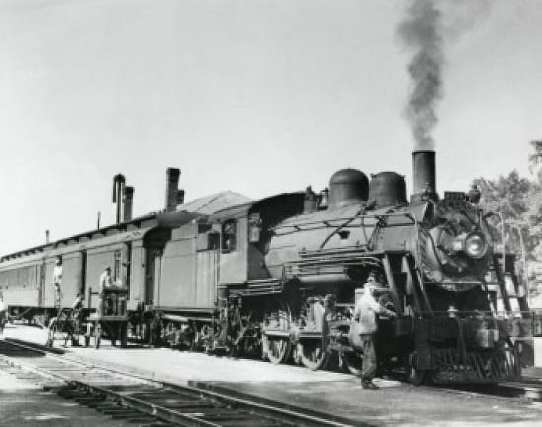 Passenger train on railroad track Boston and Maine Railroad Worcester Massachusetts USA Canvas Art - (24 x 36)