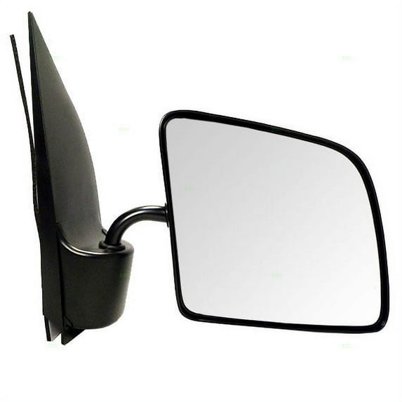 Brock Manual Mirror for 1992-2002 E-150 Econoline Flat Glass Swing Lock Paddle Type Right