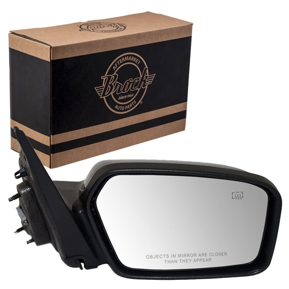 Brock Power Mirror for 2006-2010 Fusion Puddle Lamp Heated Right 6E5Z17682B 2006-2010 Milan