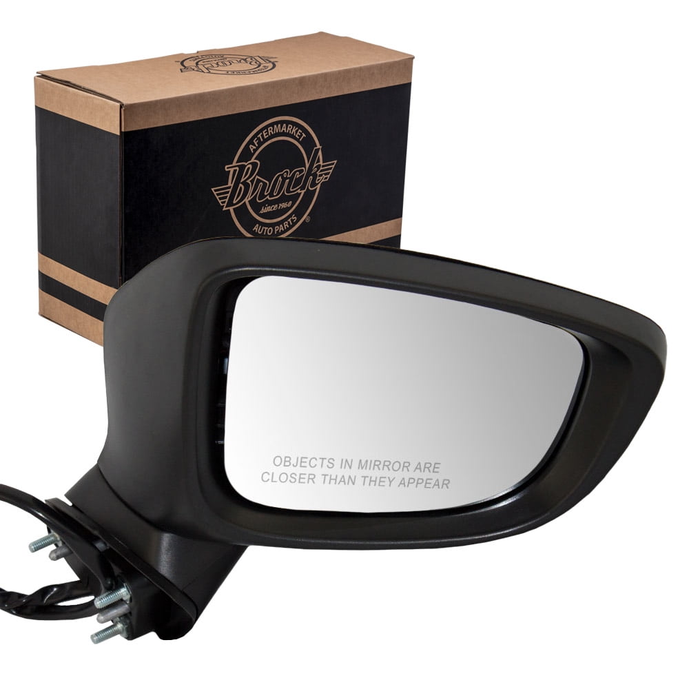 Passengers Power Side View Mirror with Signal Ready to Paint