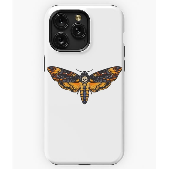Passing Moth Color Gothic Insect Art G2260 Phone Case for iPhone17 16 15 14 13 12 11 Pro Max