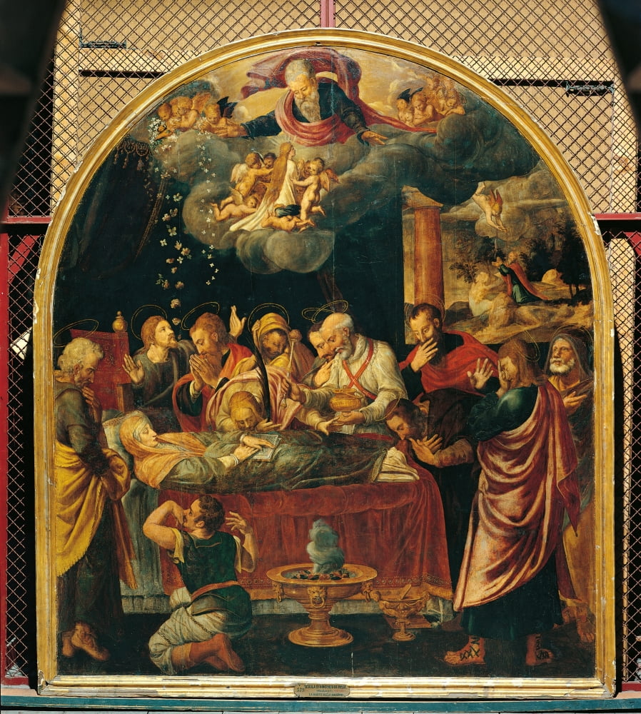 Passing Of The Virgin Mary (Transitus Virginis) Canvas Art - (18 x 24)