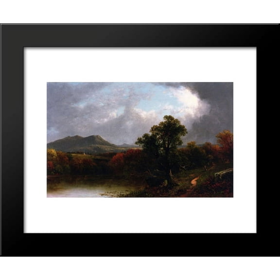 Passing Storm Clouds 20x24 Framed Art Print by David Johnson
