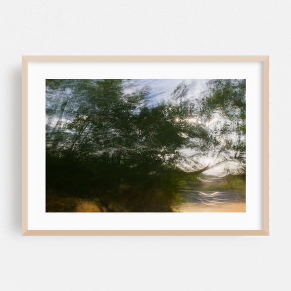Passing Through Gethsemane - Photography Abstract Nature Forest Surrealism Botanical Landscape Psychedelic Oak Framed Wall Art Print 20 x 30 inches
