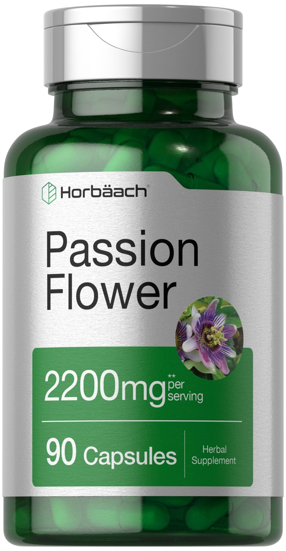 Passion Flower Extract 2200mg 90 Capsules by Horbaach