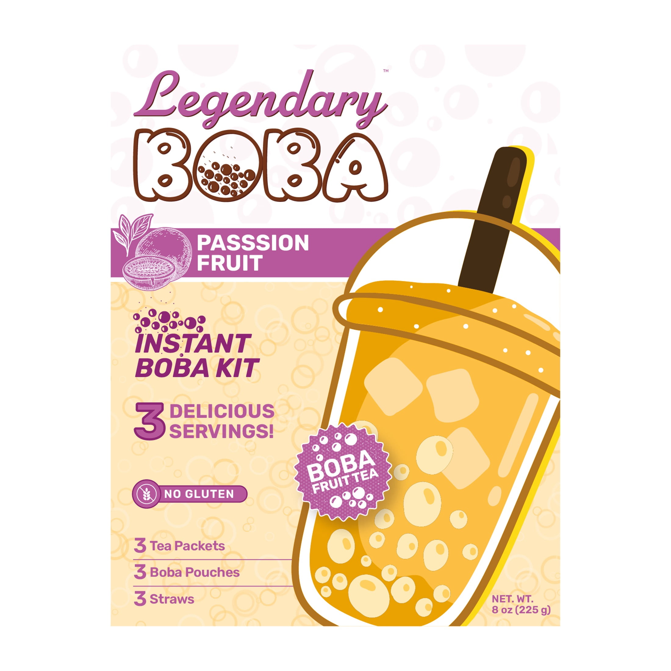 Passion Fruit Boba