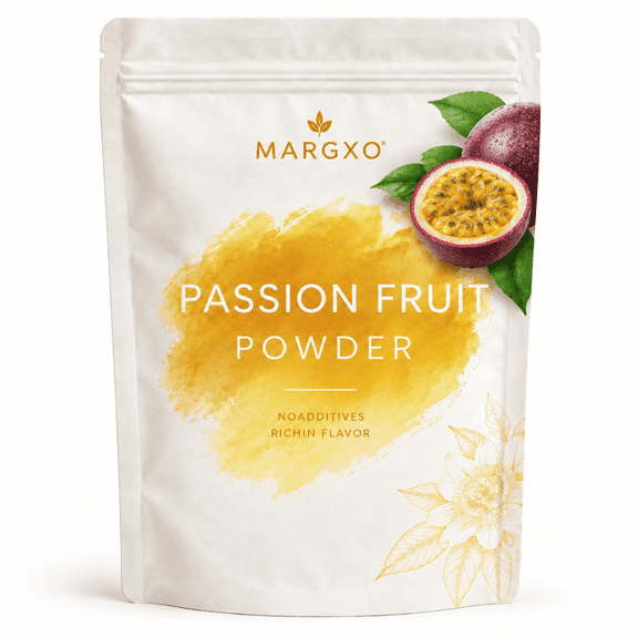 Passion Fruit Powder, Pure Fruit Powder, Perfect for Passion Fruit Powder in Beverages, Smoothies, Baking, Desserts, and Milkshakes, , Sourced from Carefully Selected Passion Fruit