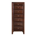 thumbnail image 1 of Marilla Cappuccino 7-Drawer Chest of Drawers (23 in. L X 17 in. W X 58 in. H), 1 of 5