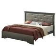 thumbnail image 1 of Passion Furniture Lorana Metalic Black Queen Panel Beds, PF-G6502B-QB2, 1 of 5