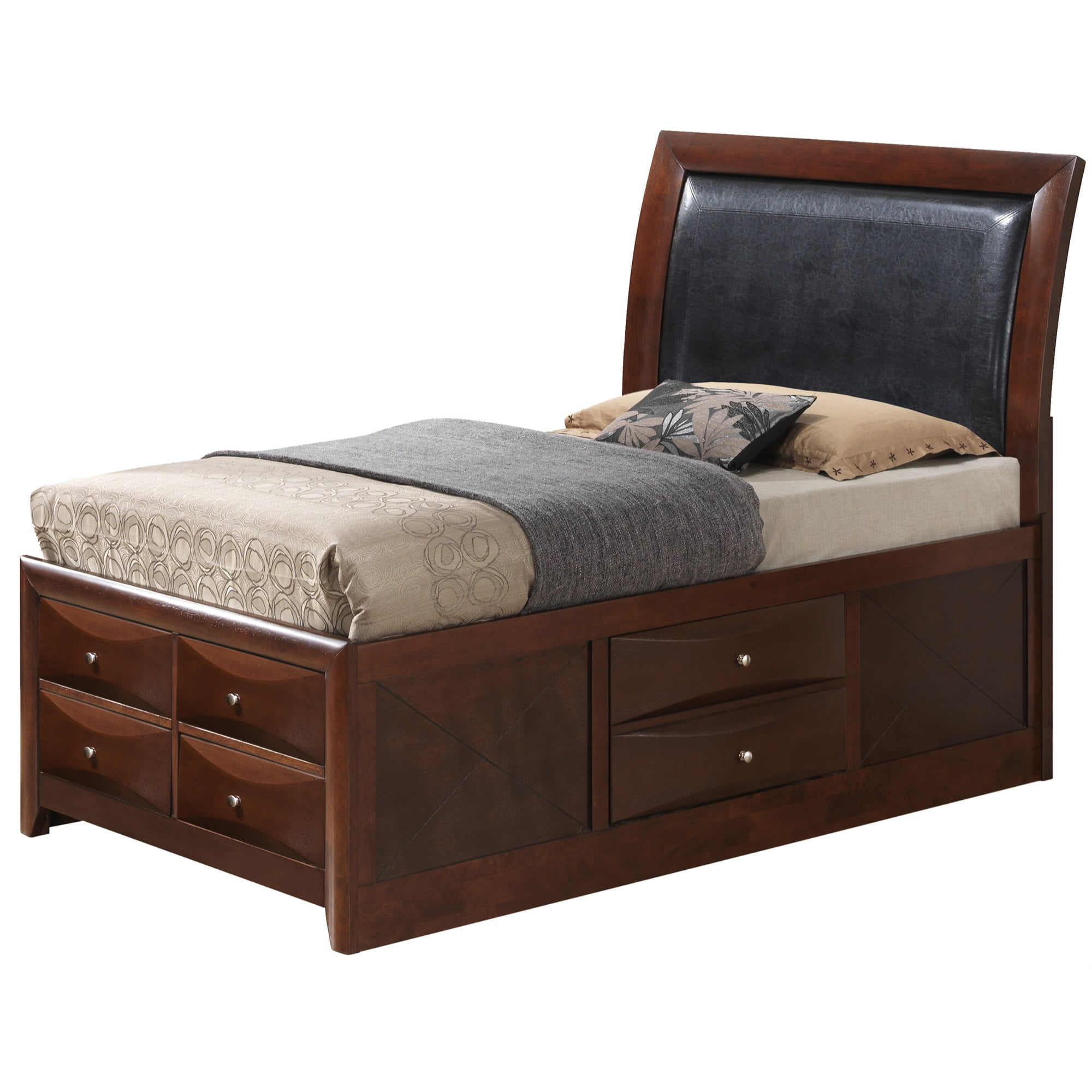 Glory Furniture G1550I-TSB4 Cherry Twin Storage Bed