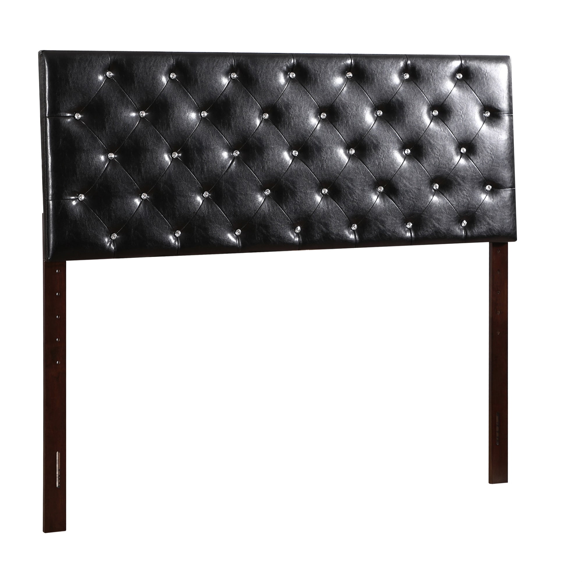 Super Nova 2 Black Tufted Queen Headboard
