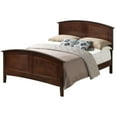 thumbnail image 1 of Hammond Cappuccino Full Panel Bed with Curved Top Rail, 1 of 3